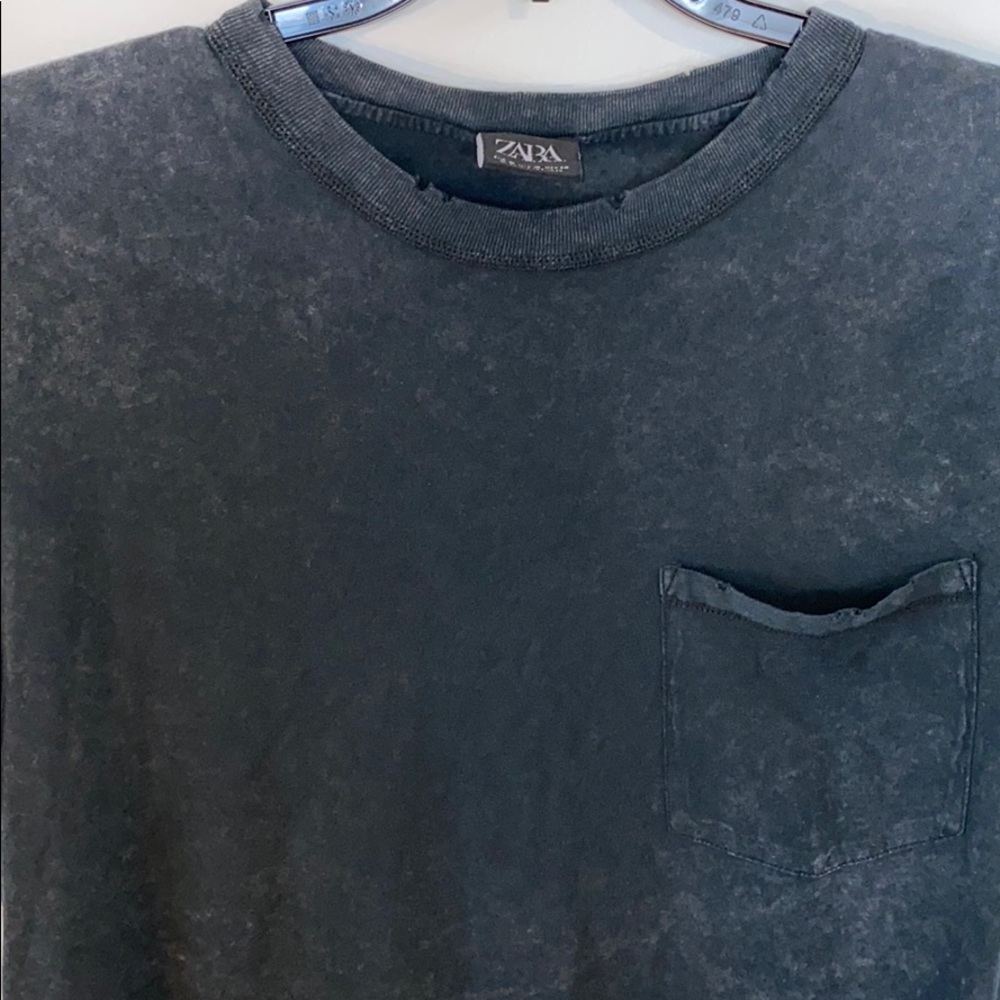 ZARA ACID WASH TEE - Picture 2 of 3